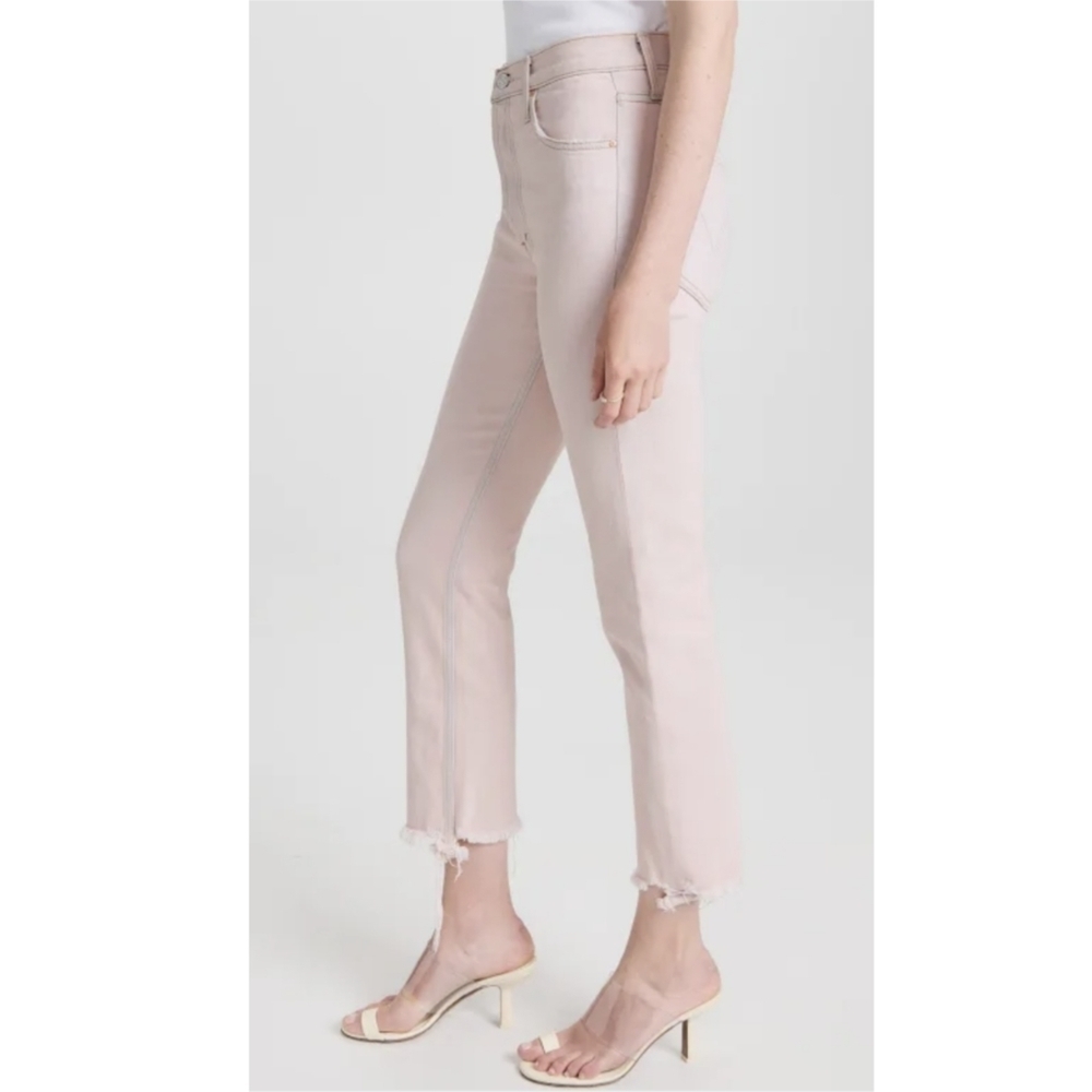 Mother Denim High Waisted Rascal Crop Fray - Picture 7 of 7